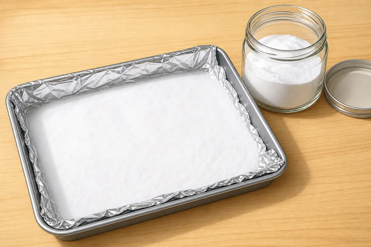 Bake the baking soda