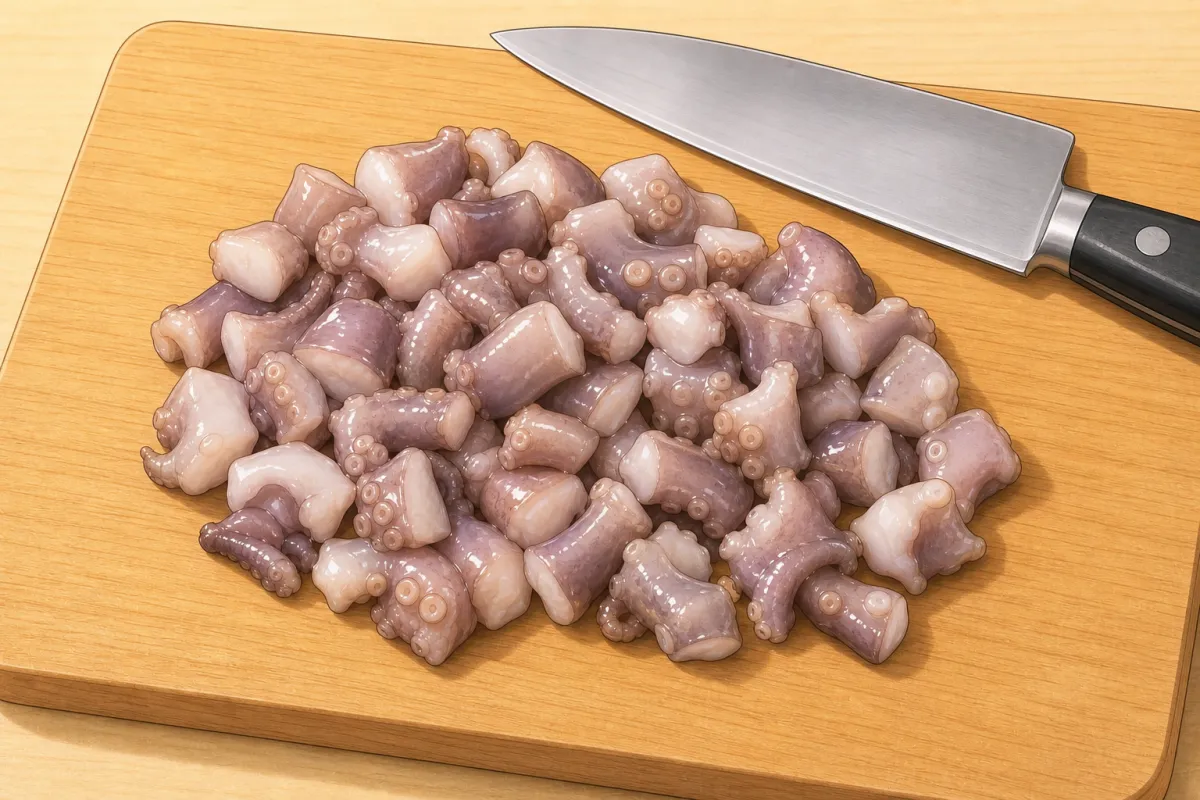 Six whole, the rest chopped