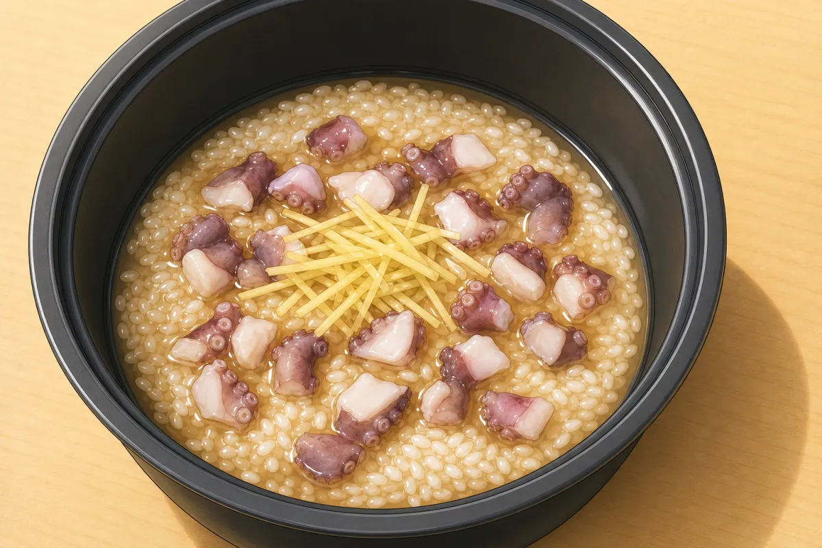Cook the takomeshi