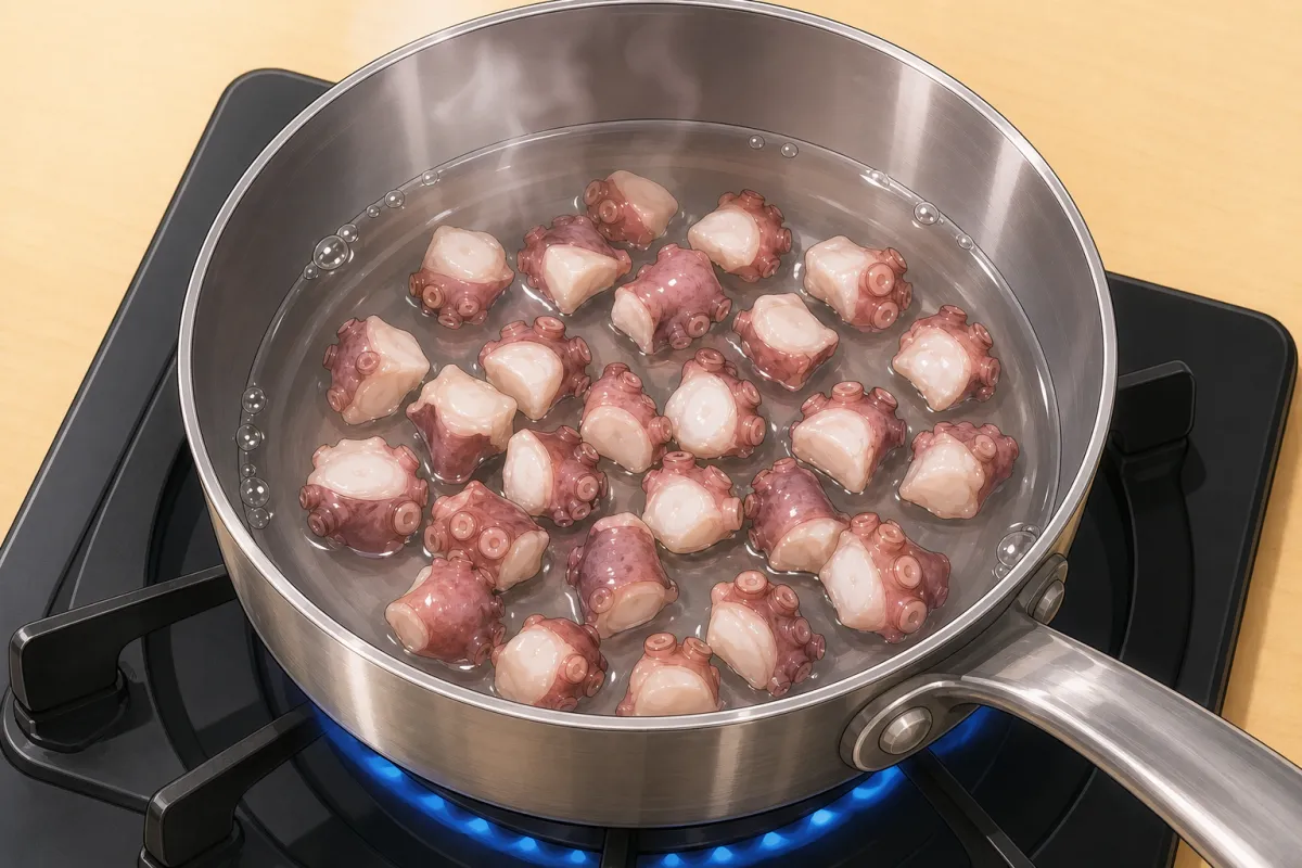 Simmer in plain water first