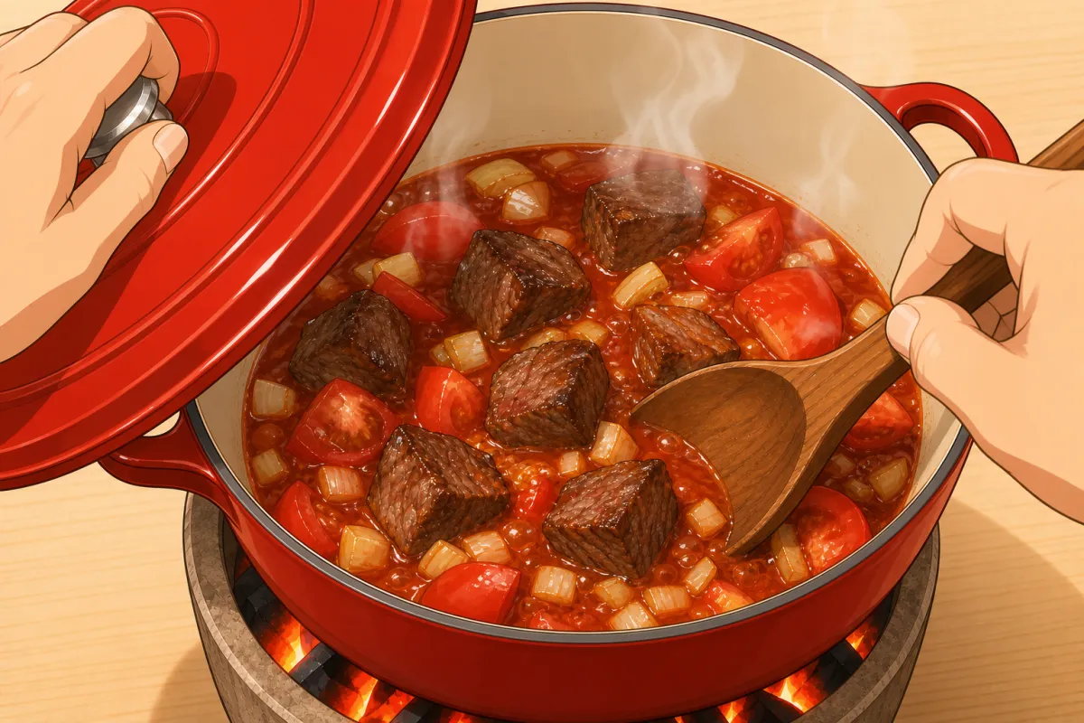 Check every 15–30 minutes and stir so it doesn't catch.