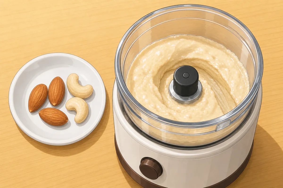 Grind the nut paste