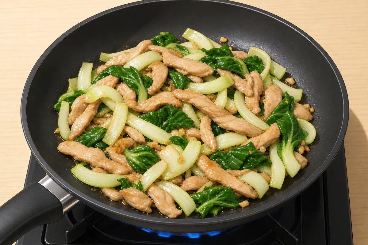 Chicken and greens