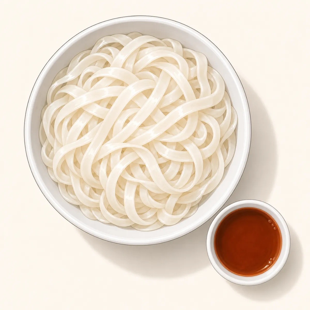 Noodles + sauce