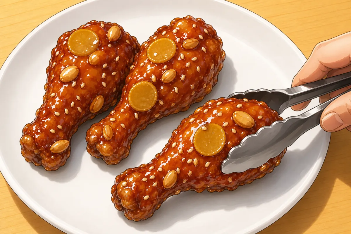 Pull them apart before they cool so they don't set stuck together.