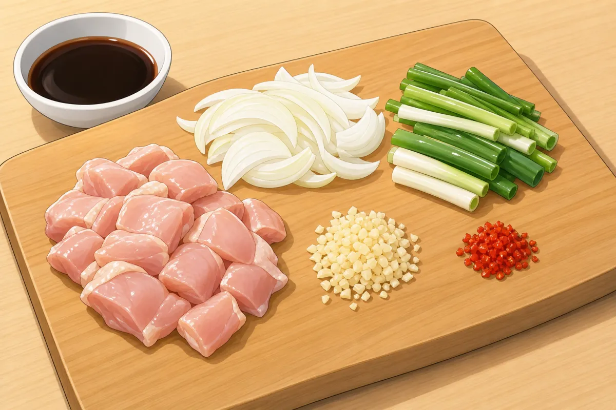 Prep and mix the sauce