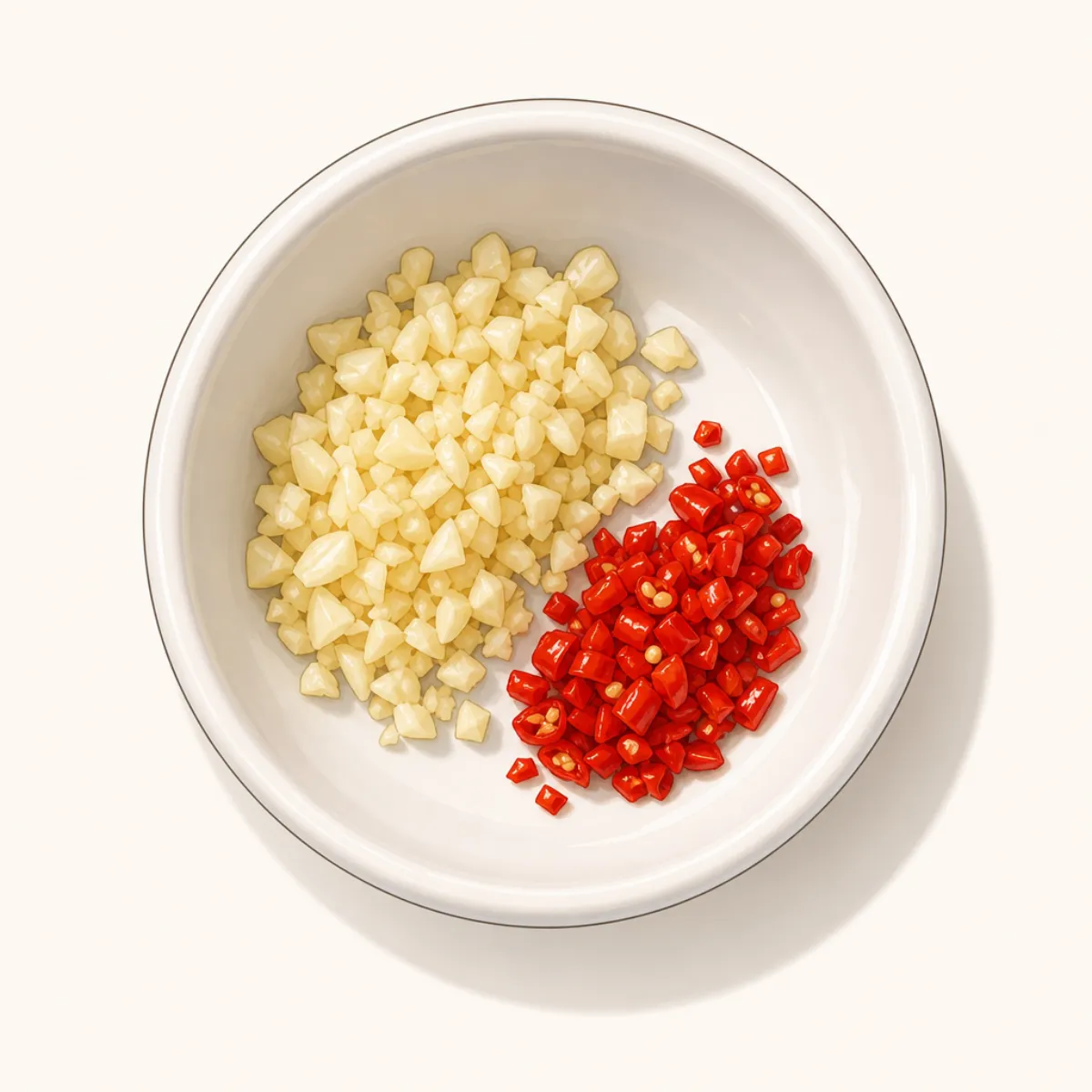 Garlic + chilli