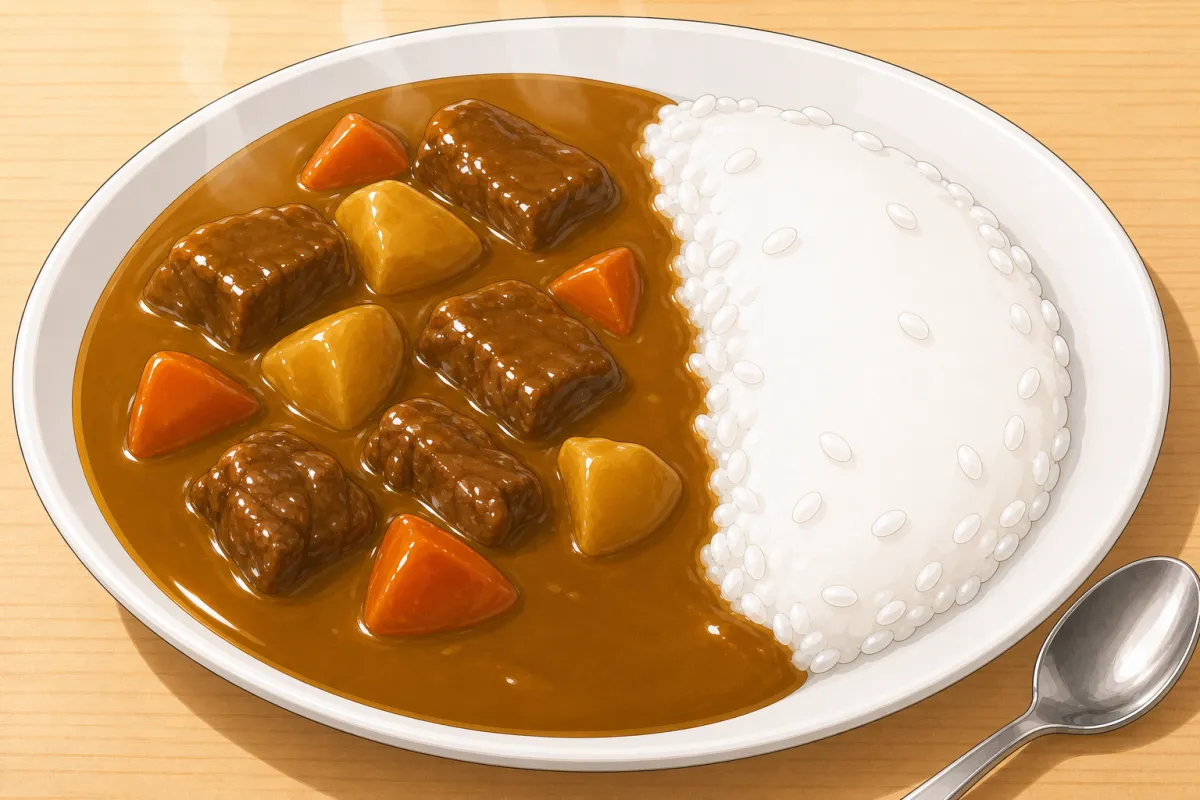 Быстрое японское карри (ру Golden Curry)