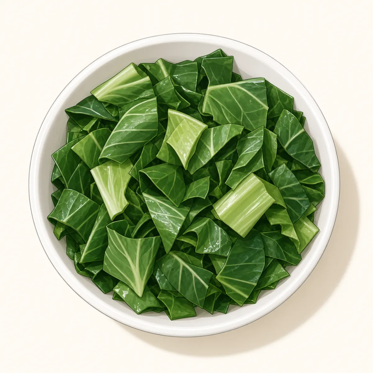 Bok choy leaves