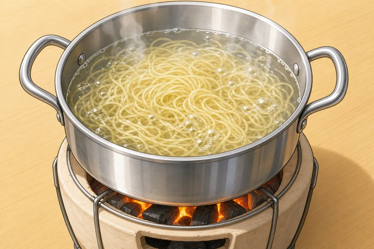 Cook the noodles