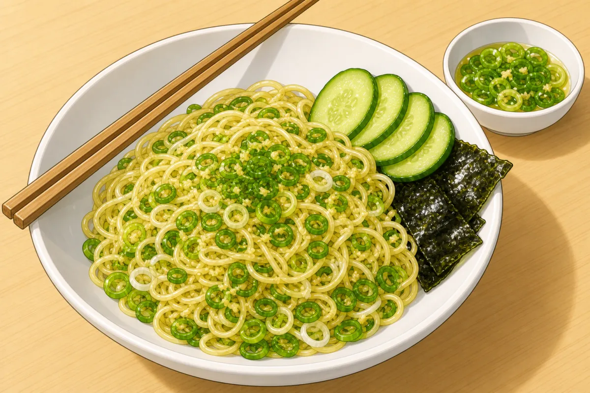 Ginger scallion noodles (gentler)