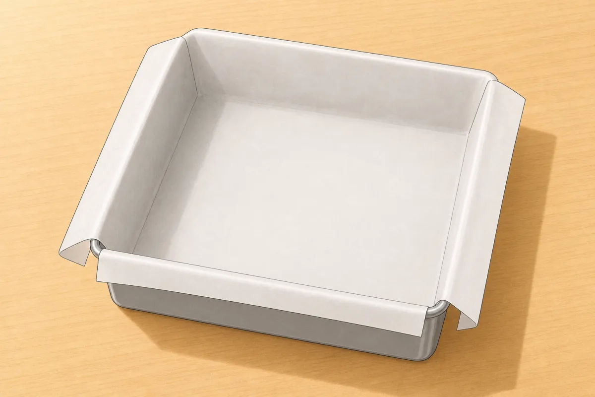 Line the pan