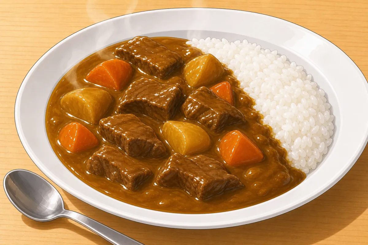 Japanese curry from scratch