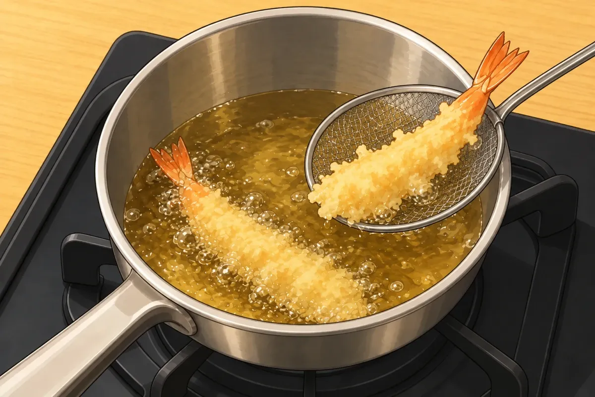 Fry in small batches