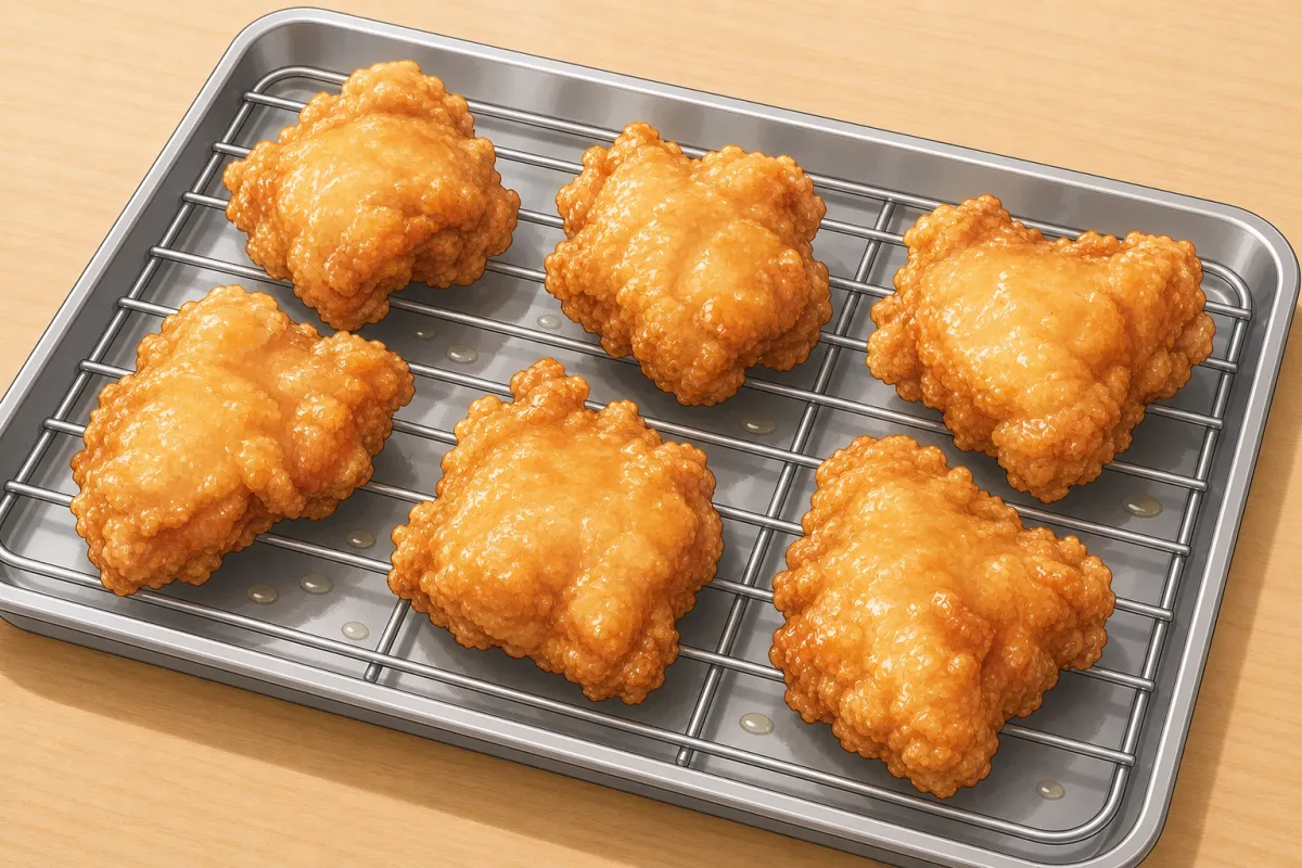 Second fry — dark and crisp