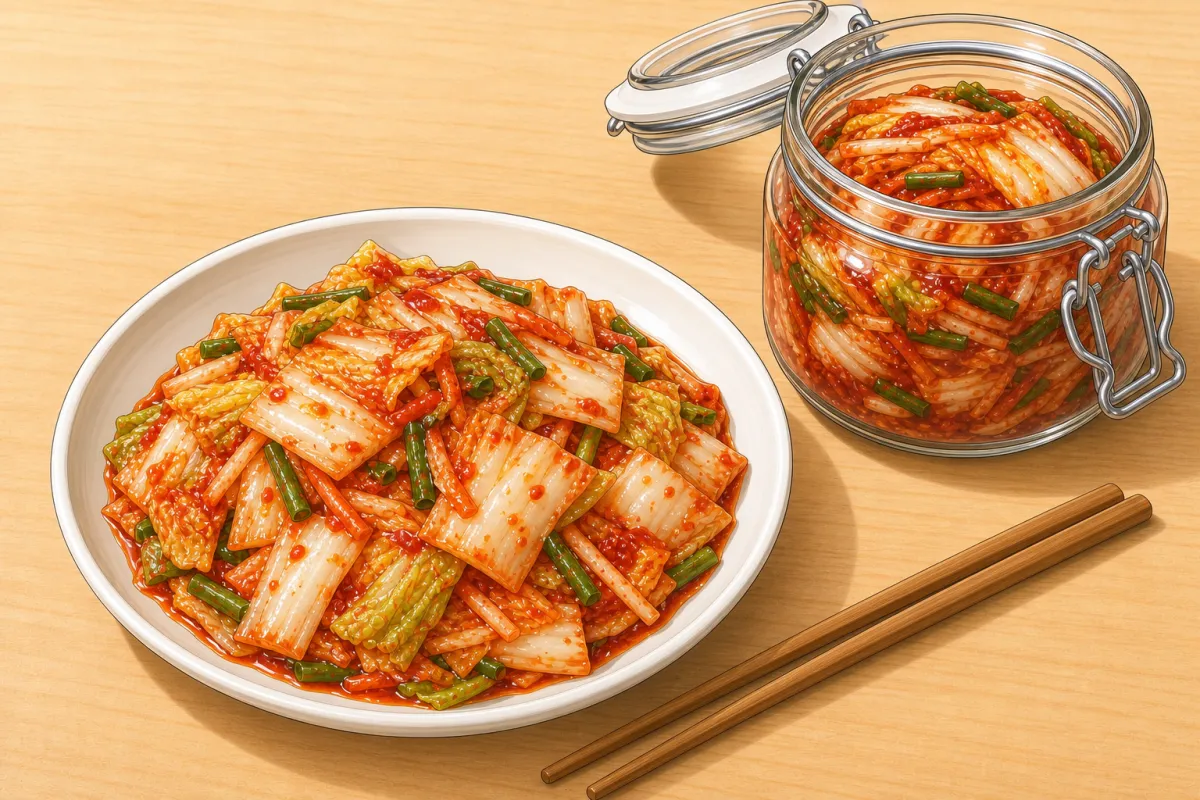 Napa cabbage kimchi