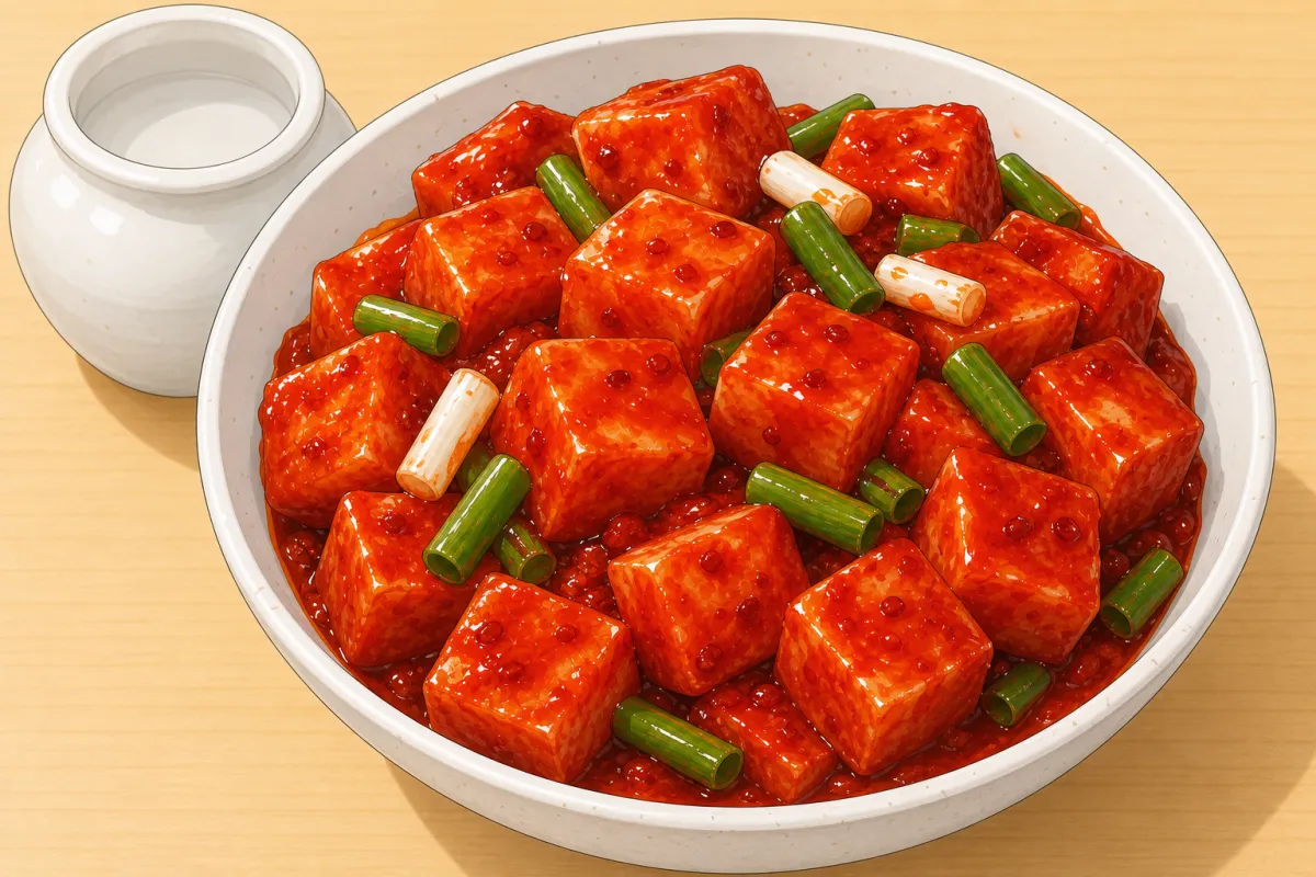 Kkakdugi (radish cube kimchi)
