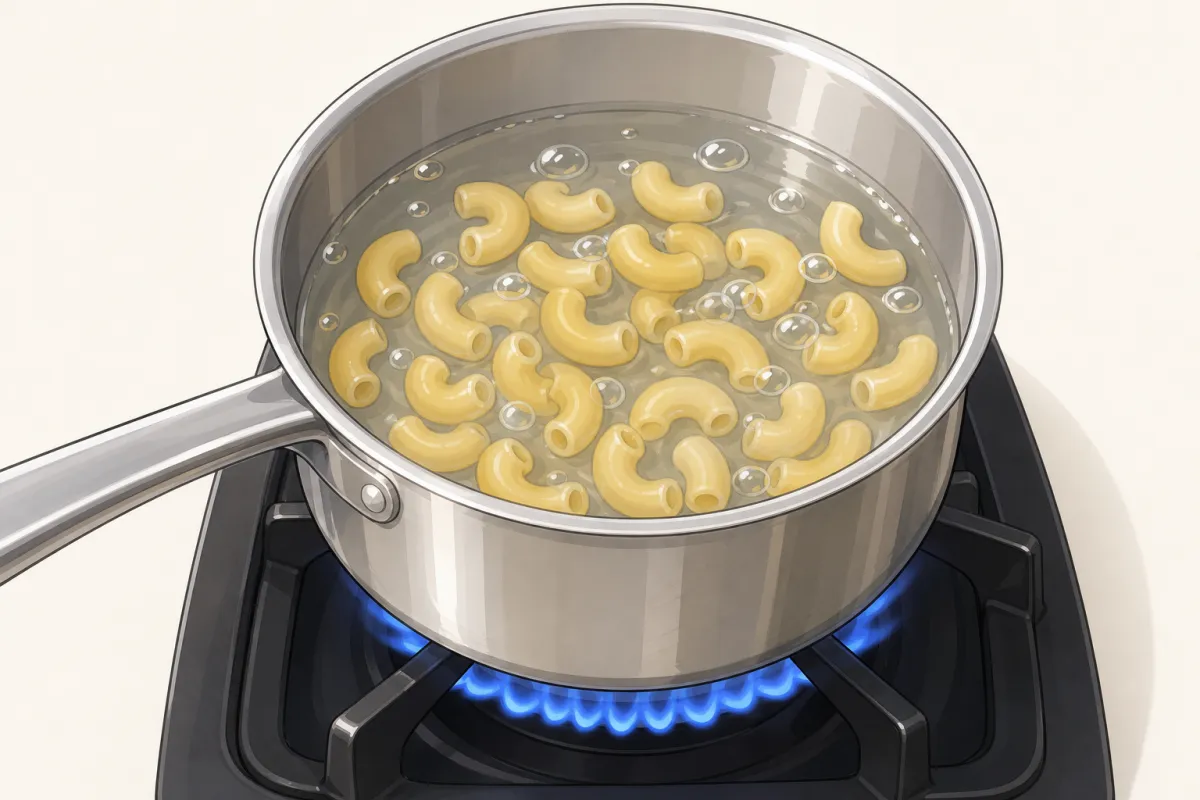 Сварить рожки