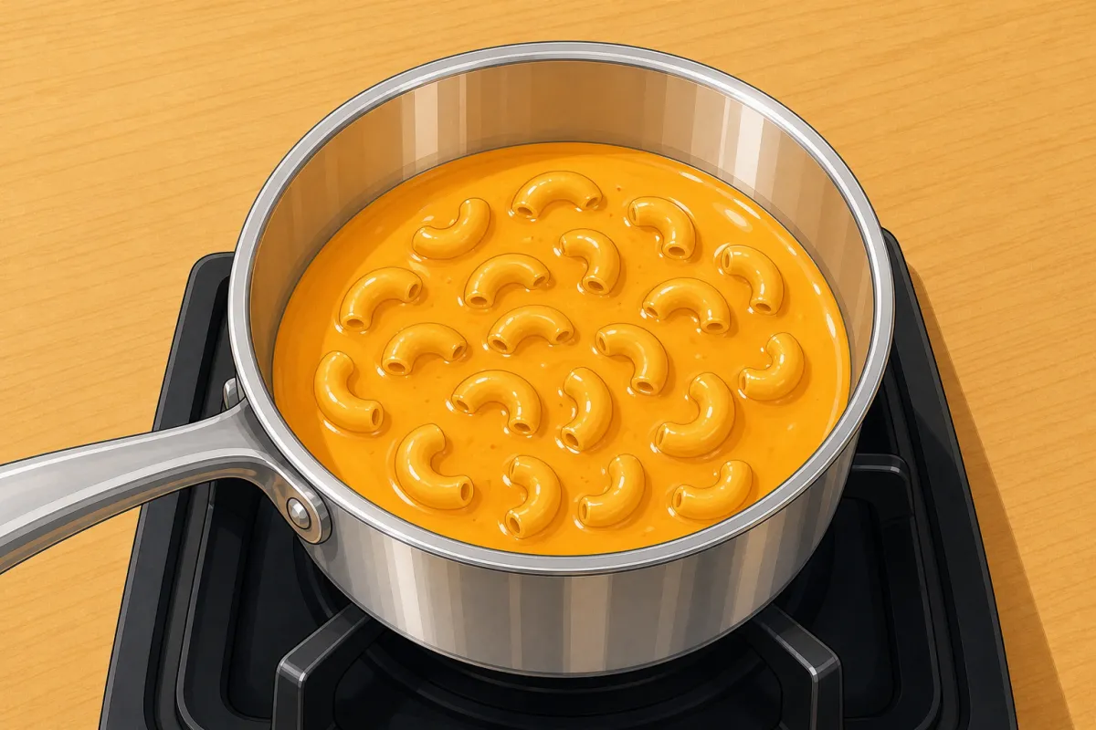 Fold in the pasta