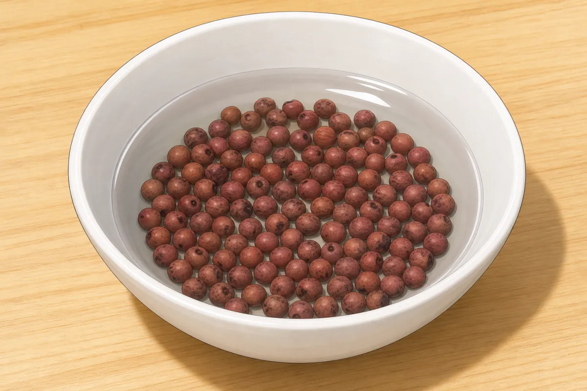 Soak the peas overnight