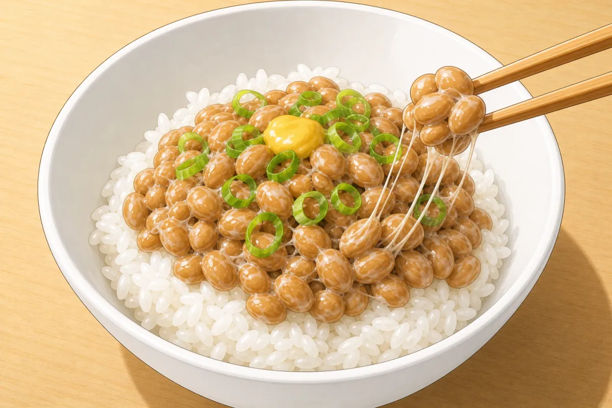Natto in a sous vide bath