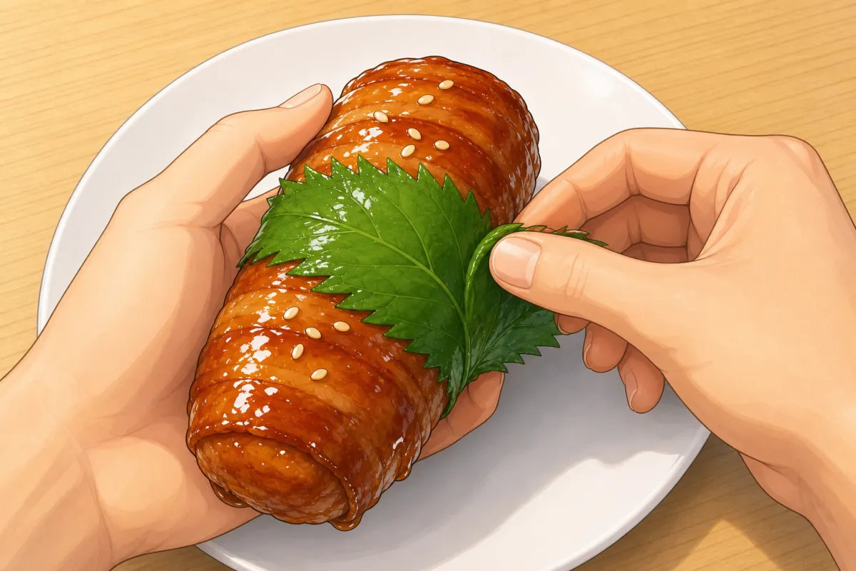 Wrap one in a shiso leaf.