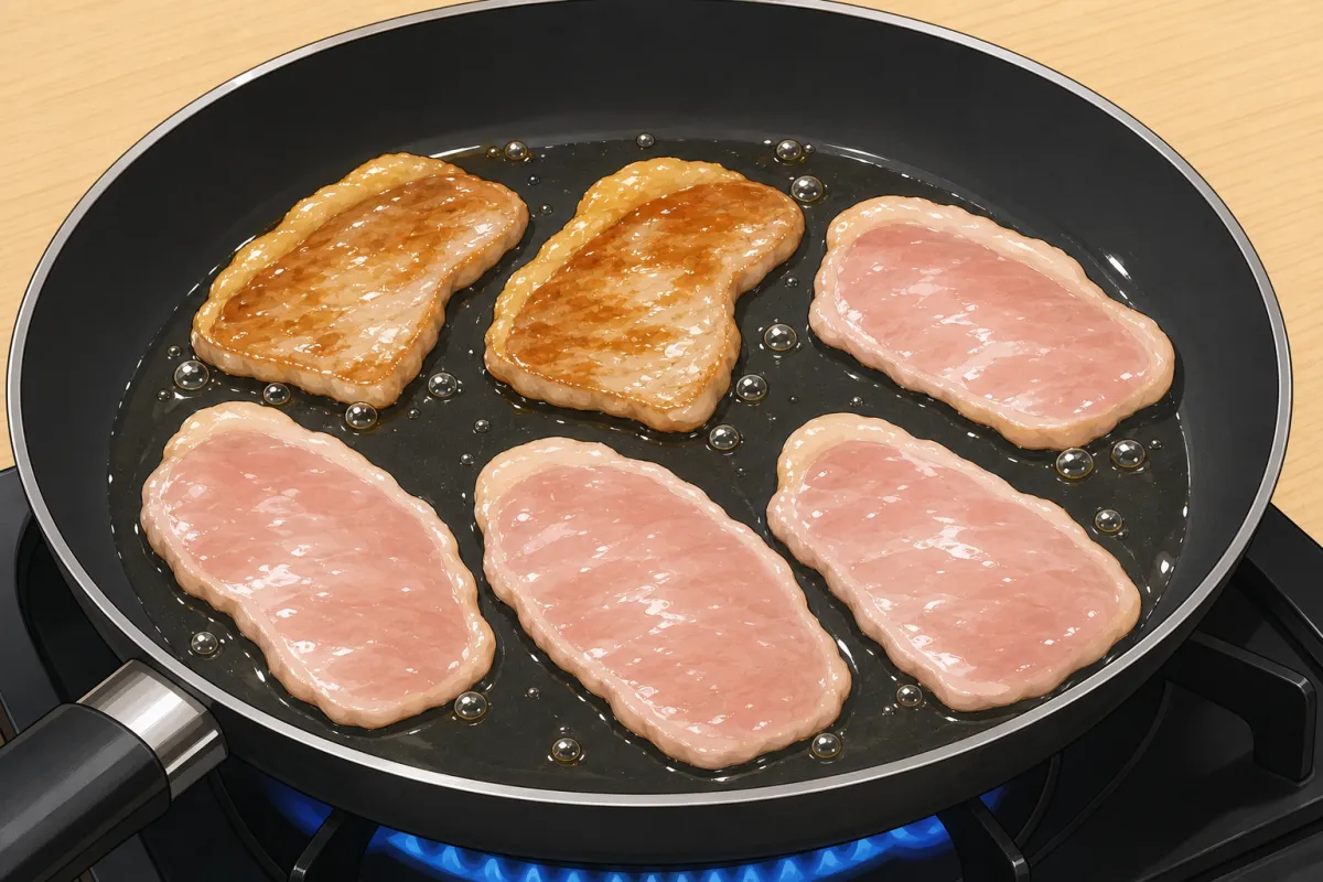 Sear the pork