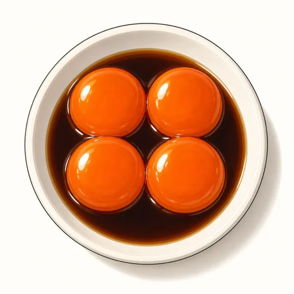 Cured yolks