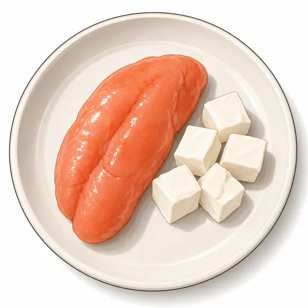 Mentaiko + cream cheese