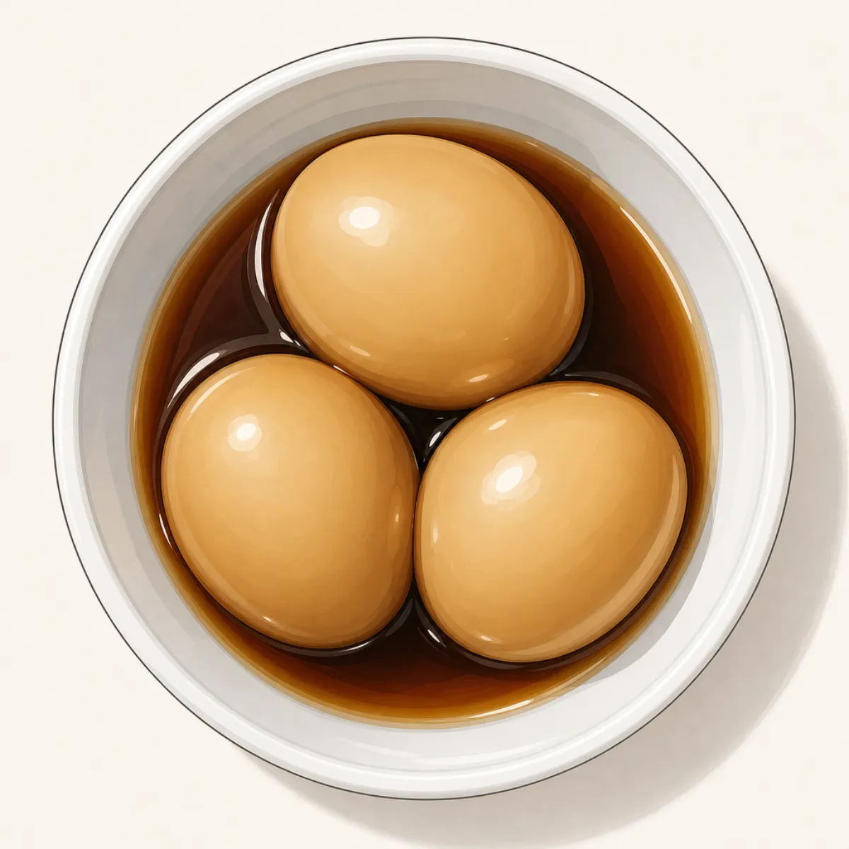 Marinated eggs