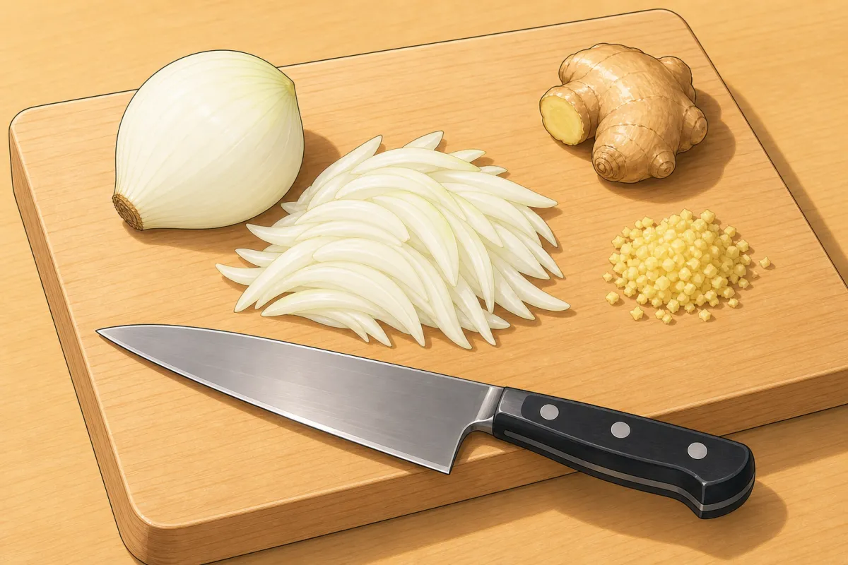 Onion and ginger
