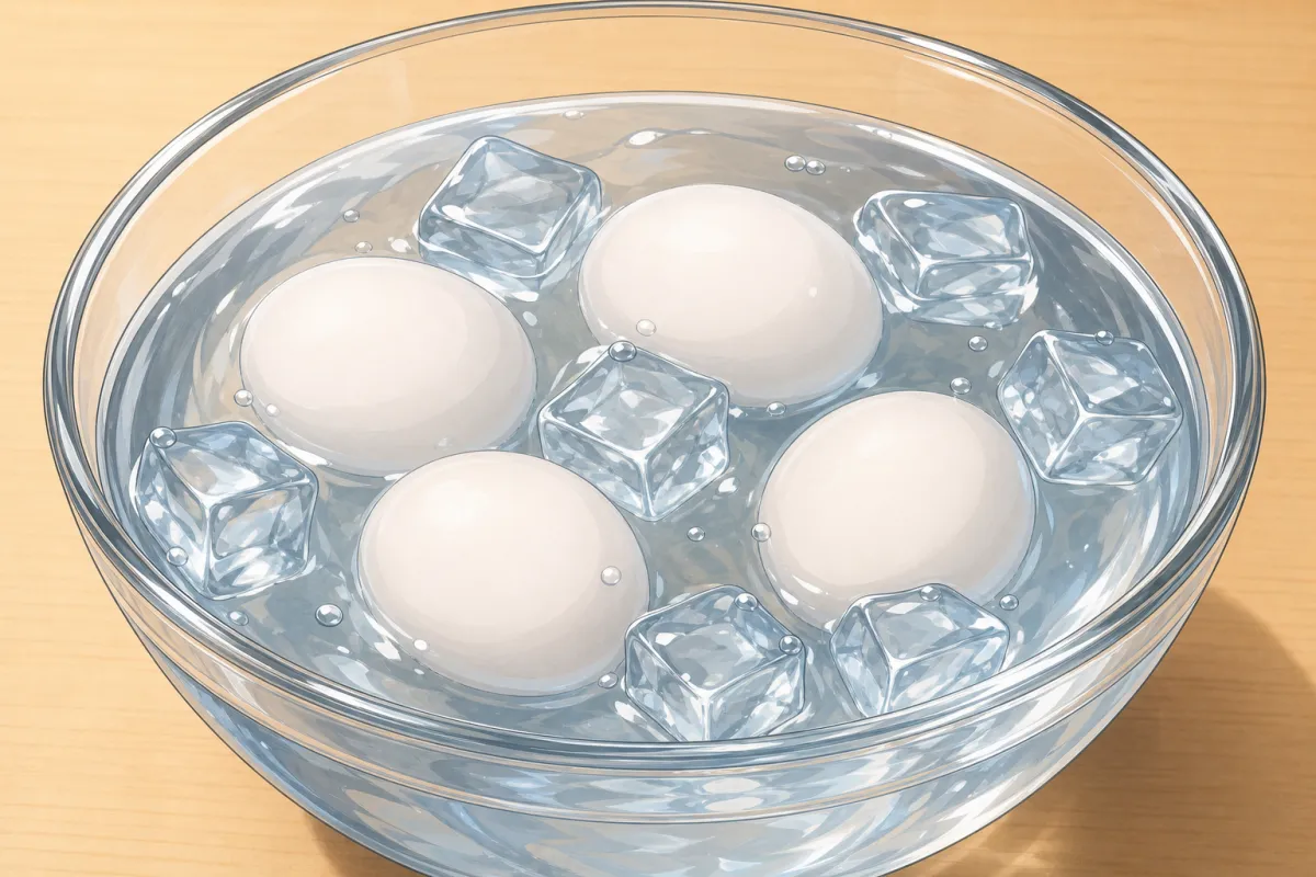Cool and peel