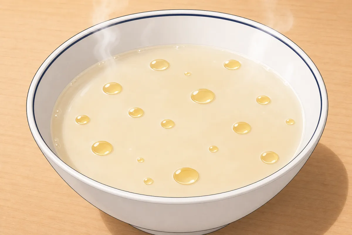 Tare, then broth
