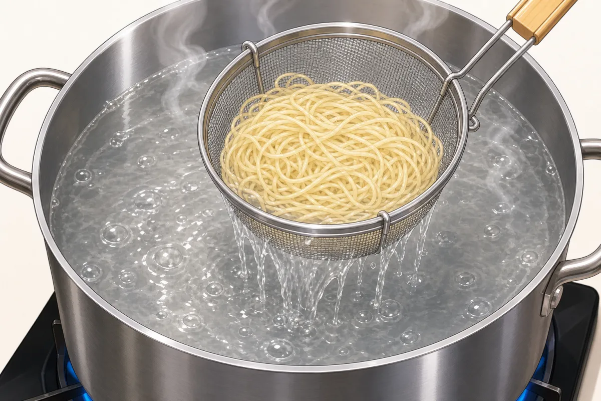 Cook the noodles