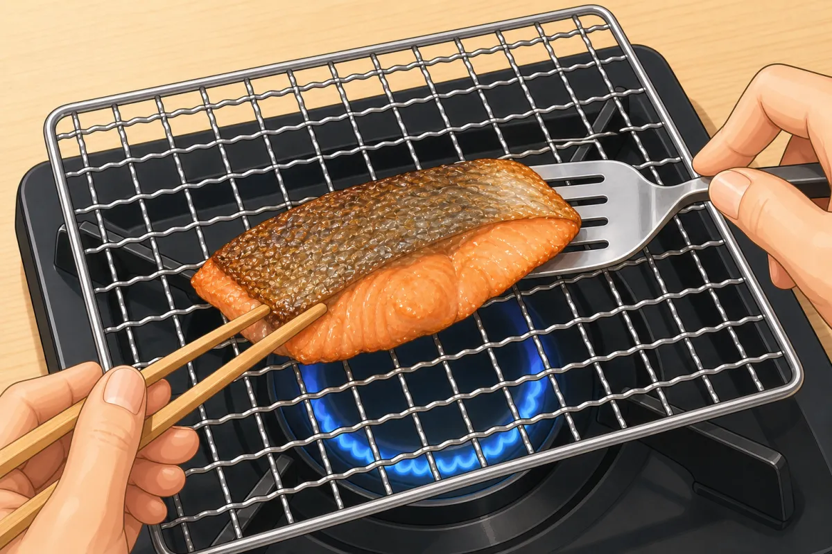 Turn it; take it off while it's still moist.