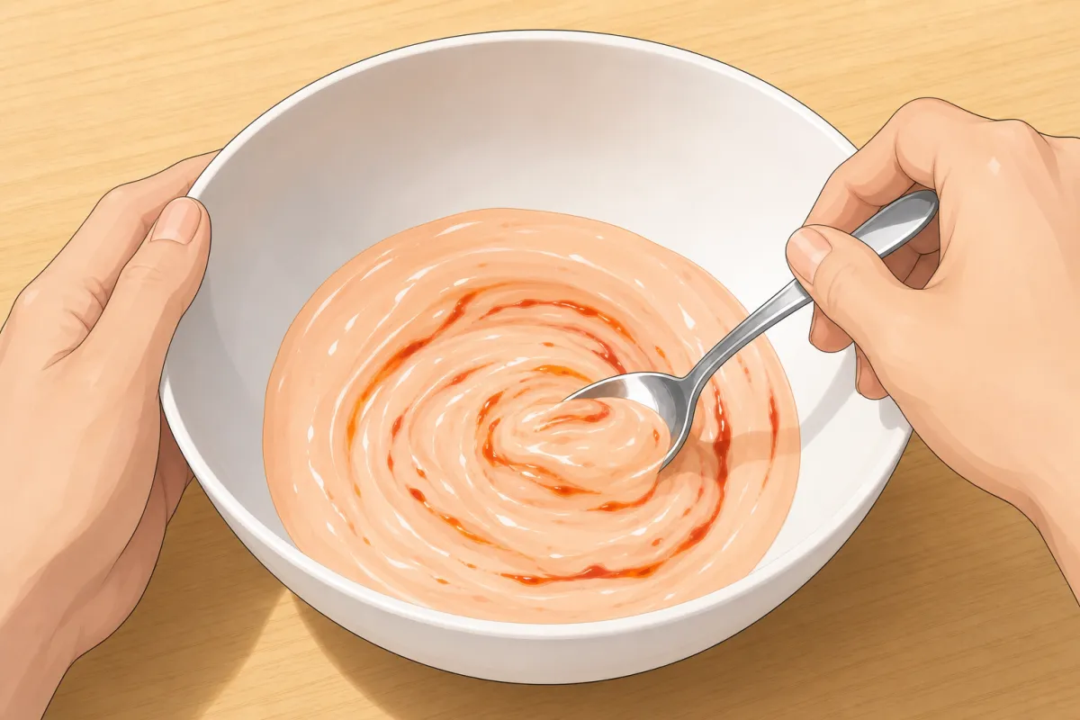Pat the shrimp dry, then toss with the salt and baking soda.
