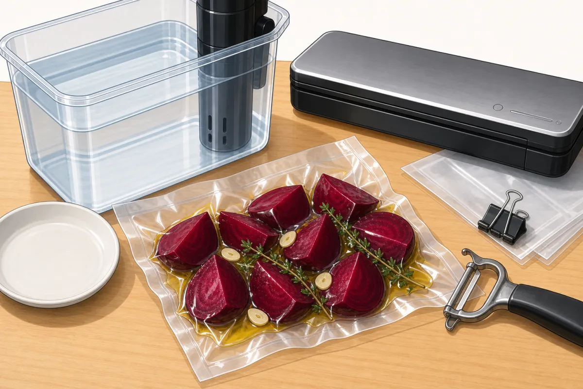Season and vacuum seal