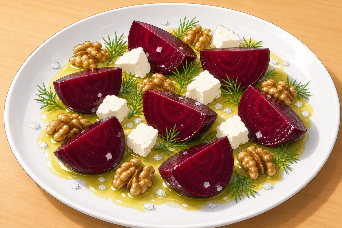 Sous vide beets
