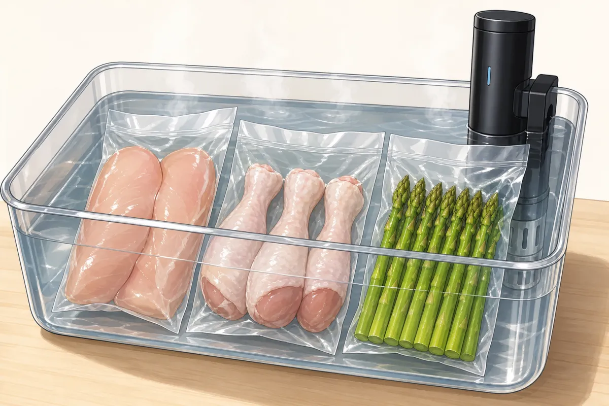 Sous vide calculator