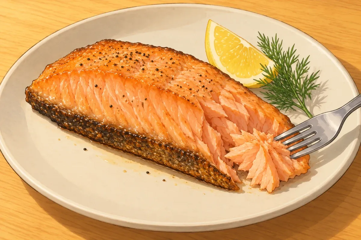 Salmon — soft at 50 °C