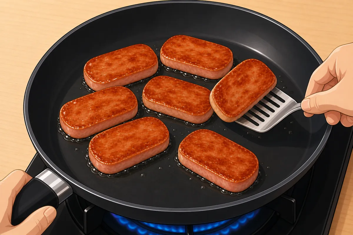 Sear in one layer, 3–5 minutes in all, flipping halfway.