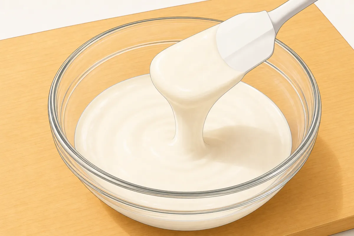 Mix the batter
