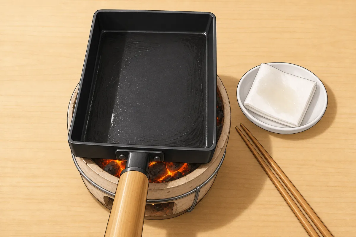 Heat and oil the pan