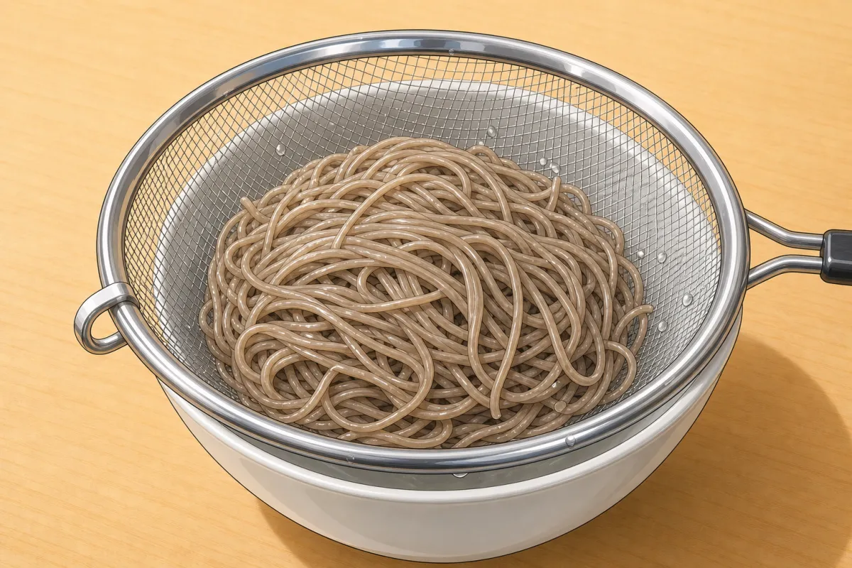 Cook the soba