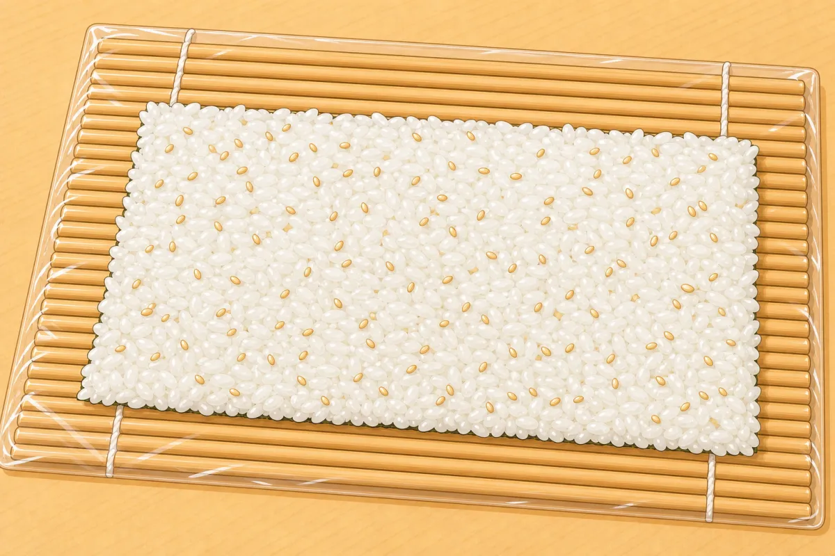 Spread the rice