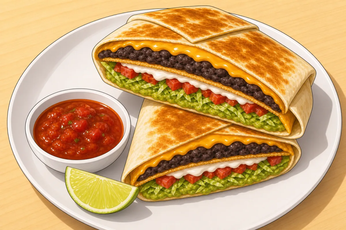 Vegan crunch wrap supreme